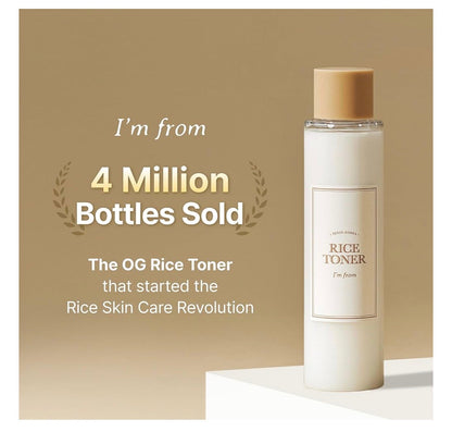 [I'm From] Rice Toner, 5.07 fl oz | Milky Toner for Glowing Skin