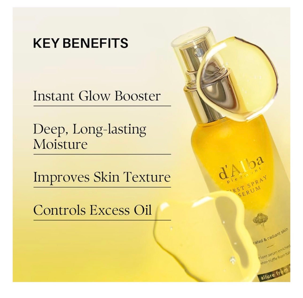 d'alba Piedmont Italian White Truffle First Spray Serum