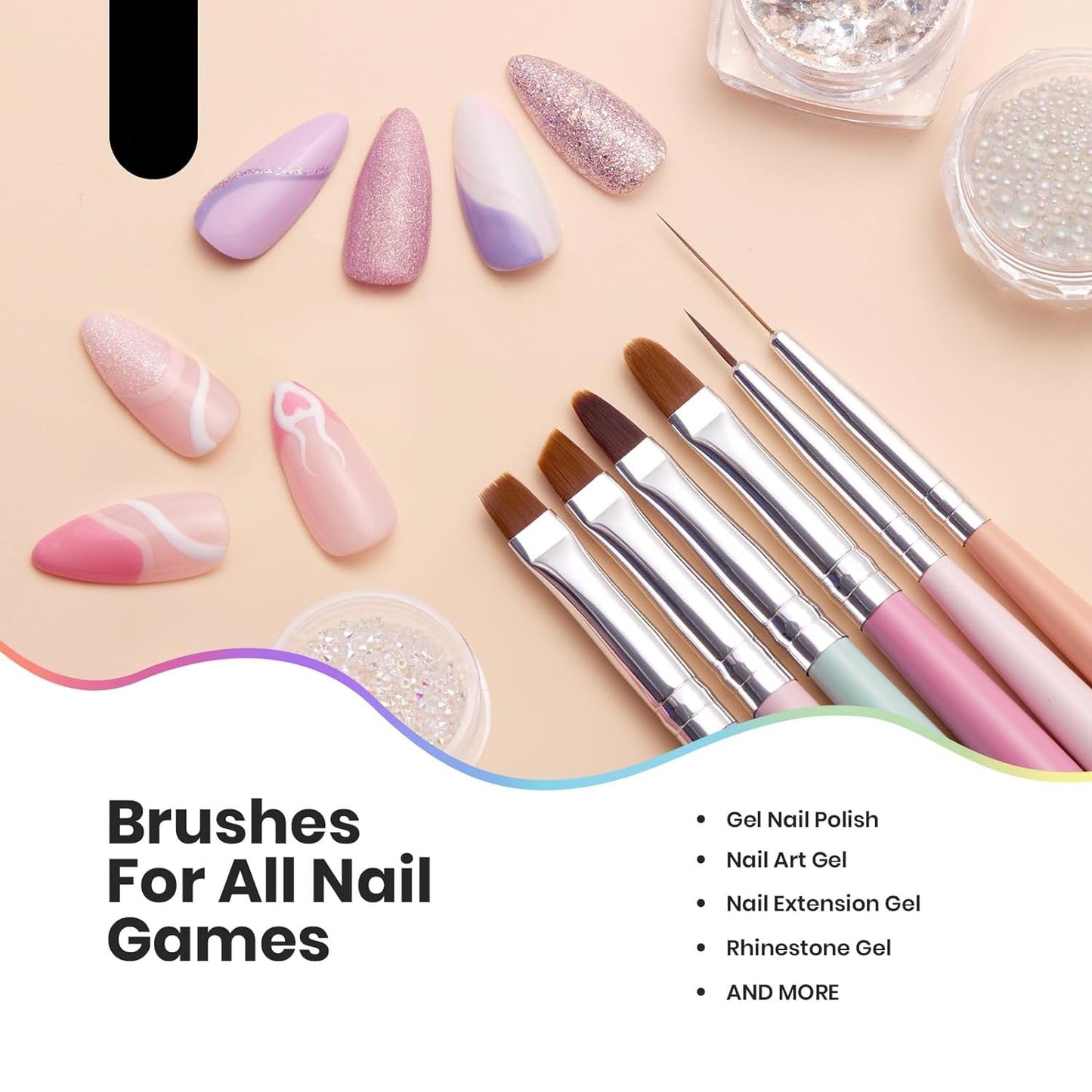 Nail Art Brushes Set