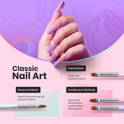 Nail Art Brushes Set