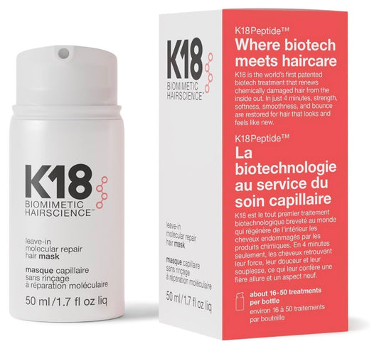 K18 Leave-In Molecular Repair Hair Mask- 50ml