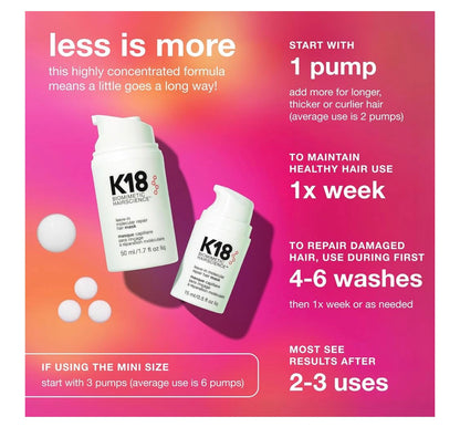 K18 Leave-In Molecular Repair Hair Mask- 50ml