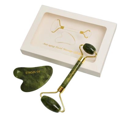 Gua Sha &amp; Jade Roller Set