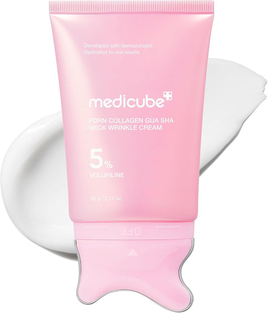 Medicube PDRN Collagen Gua Sha Neck Wrinkle Cream (90g)