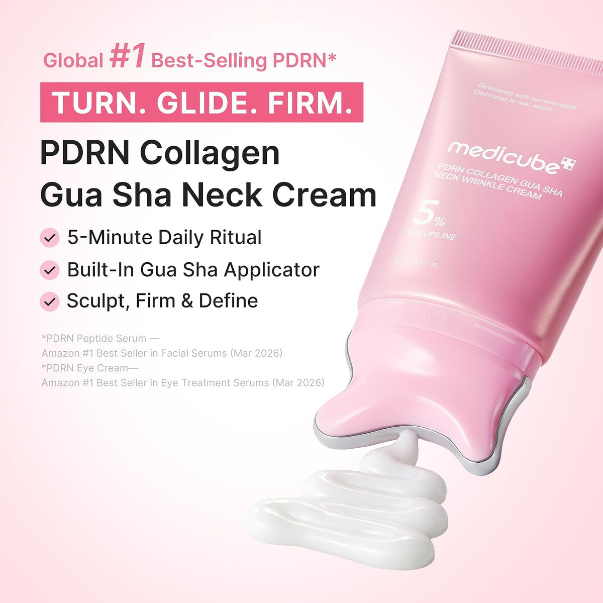 Medicube PDRN Collagen Gua Sha Neck Wrinkle Cream (90g)