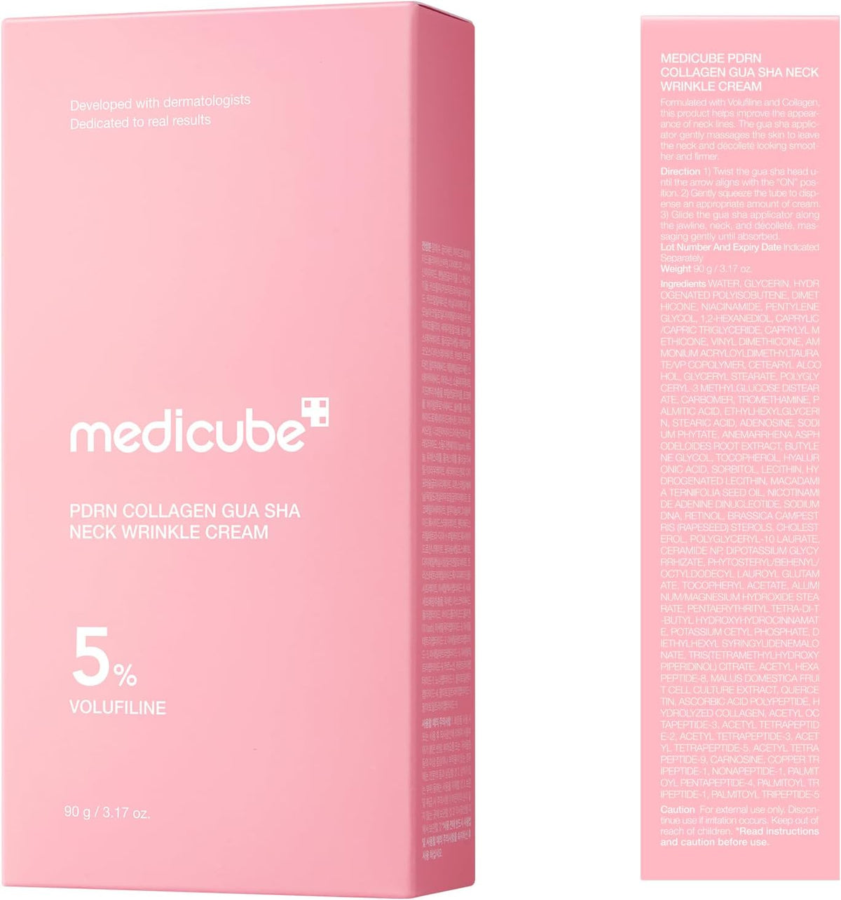 Medicube PDRN Collagen Gua Sha Neck Wrinkle Cream (90g)