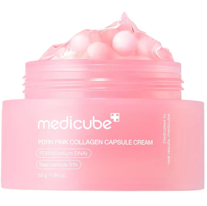 medicube Salmon DNA PDRN Pink Collagen Capsule Cream, Face Moisturizer