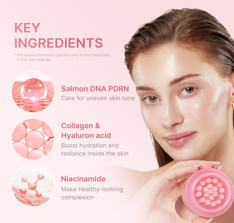 medicube Salmon DNA PDRN Pink Collagen Capsule Cream, Face Moisturizer