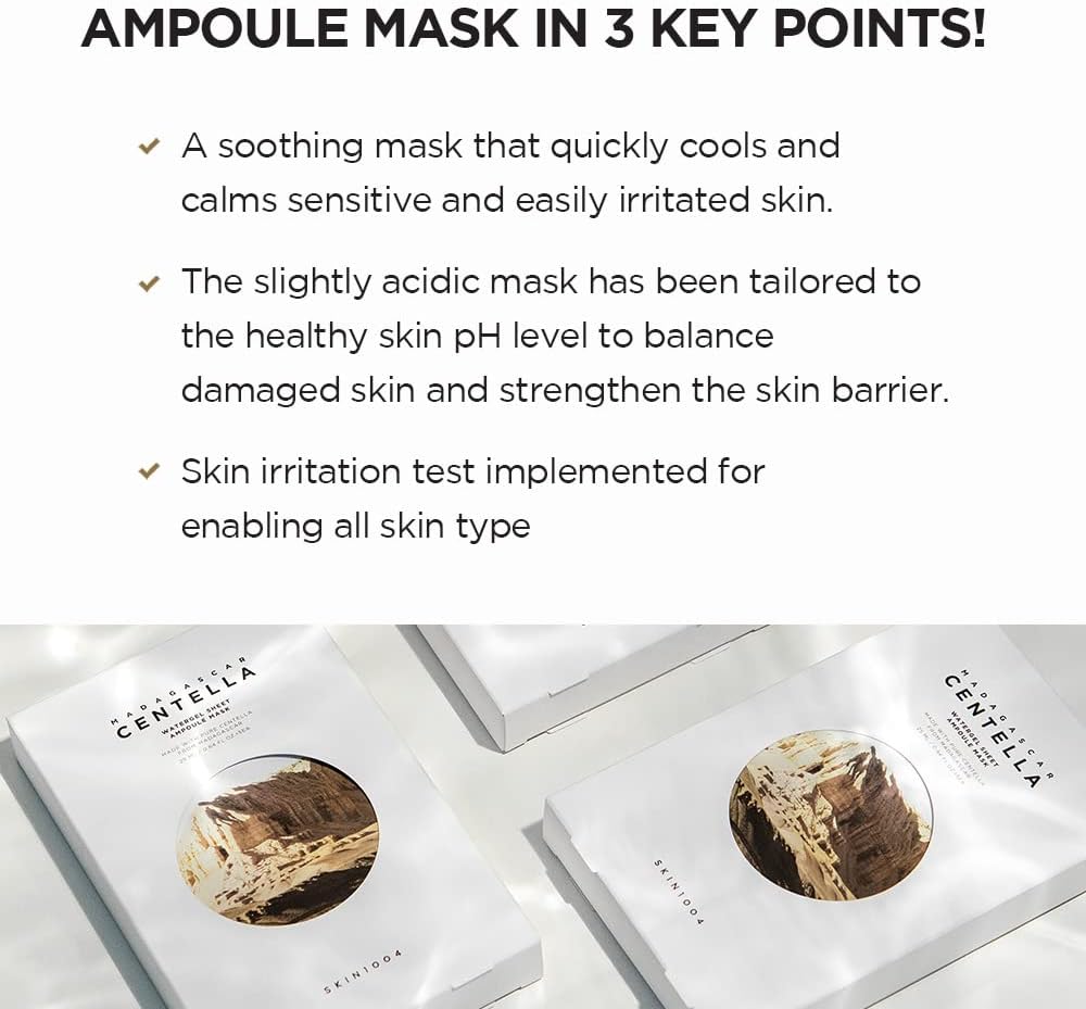 SKIN1004 Madagascar Centella Watergel Sheet Ampoule Mask - 1 Sheet